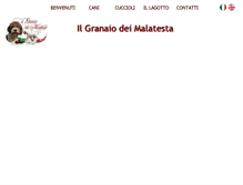 Tablet Screenshot of ilgranaiodeimalatesta.it